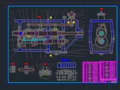 Đồ án file cad hộp số xe toyta vios 1.5e mt 2009