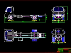 Đồ án file cad kỹ thuật ôtô chở và ép rác cơ sở xe hino wu 422l - file cad thùng chính