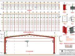 Đồ án kết cấu khung thép nhà xưởng,90x27m,1 tầng