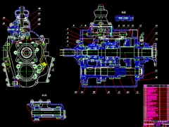Đồ án nghiên cứu cơ sở file cad hộp số trên xe ô tô