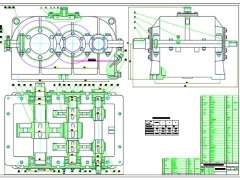 Đồ án thiết kế cơ khí hộp giảm tốc cấp phân đôi nhanh (chi tiết +mặt cắt)