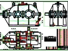 Đồ án thiết kế cơ khí hộp số giảm tốc nón trụ loại 4(chi tiết+mặt cắt)