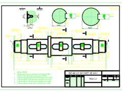 Đồ án thiết kế cơ khí trục động cơ ô tô