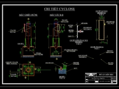 Đồ án thiết kế xử hệ thống khí thải cho nhà máy xản xuất gỗ(file cad+thuyết minh)