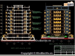 Đồ án tốt nghiệp: Bản vẽ thiết kế chung cư lý thường kiệt 8 tầng hạng mục kiến trúc + thuyết minh
