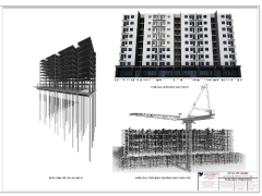 Đồ án tốt nghiệp tòa nhà văn phòng 9 tầng,54x29m(kiến trúc+,kết cấu+thuyết minh+tính toán +móng).