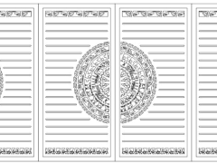 Download cnc cổng 4 cánh trống đồng dxf
