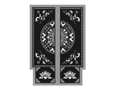 Download model cổng dơi cnc hoa văn đẹp