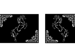 Download model hoa văn cổng ngựa cnc dxf