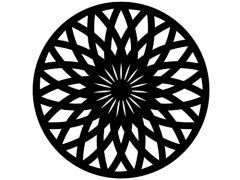 Download model hoa văn tròn cnc dxf