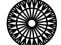 Download model hoa văn tròn dxf