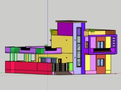 Download model nhà phố 2 tầng 12x14m su