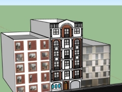 Download model nhà phố 6 tầng 10.6x24.9m su