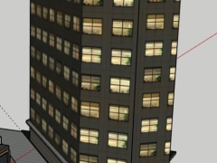 Download model tòa nhà chung cư 12.5x29m su đẹp
