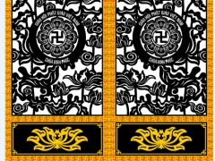 Download thiết kế cnc cổng chùa hoa sen