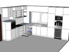 Download thiết kế file su nội thất phòng bếp