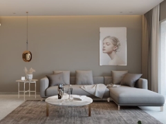 Dựng mô hình phối cảnh không gian và nội thất phòng khách chung cư trên Sketchup 2020