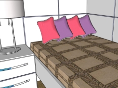 Dựng model .skp nội thất phòng ngủ 2020