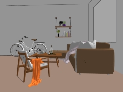 Dựng model sketchup nội thất đơn giản cho căn phòng