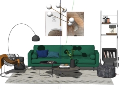 File .skp bản vẽ thiết kế sofa dành cho phòng khách