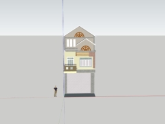 File 3d nhà dân 2 tầng 5x17m