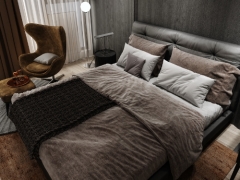 File 3dmax mẫu tủ quần áo giường ngủ nội thất căn hộ
