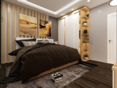 File 3Dmax Phòng ngủ màu hiện đại đẹp