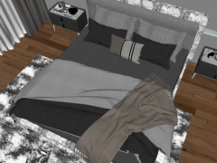 File 3dmax sketchup nội thất phòng ngủ cao cấp