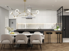 File 3dsmax nội thất tòa nhà chung cư cao cấp 2 phòng ngủ 