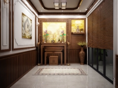 File 3dsmax phòng thờ đẹp