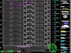 File autocad ban vẽ chung cư cao tầng nhà xã hội tại Tp Đà nẵng chi tiết
