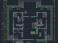 File autocad biệt thự sân vườn