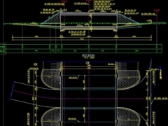 File autocad đầy đủ thiết kế đầy đủ kết cấu hầm chui dân sinh qua đường cao tốc, kích thước thiết kế 5,5x3,5m