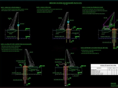 File autocad giải pháp thi công cầu - đầy đủ thiết kế trình tự thi công