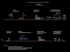 File autocad giải pháp thi công hạ tầng, cảnh quan, giao thông