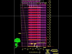 File autocad luận văn tốt nghiệp nhà 18 tầng + 1 hầm 35x35m