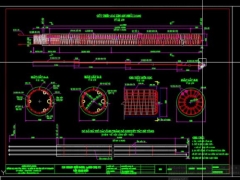 File autocad thiết kế cầu dầm i căng sau l=2x24m