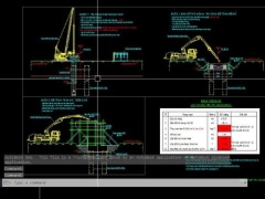 File autocad thiết kế cầu dầm i căng sau l=4x33m b=11m