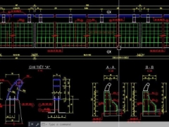 File autocad thiết kế cầu dầm t, dầm i 15+24.54+15m