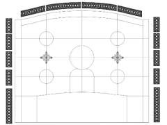 File Autocad thiết kế mái kính CNC 2D