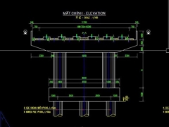File autocad thiết kế trụ thân cột d1400 b=12m