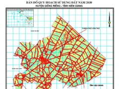 File bản đồ quy hoạch sử dụng đất huyện  Giồng Riềng, Kiên Giang