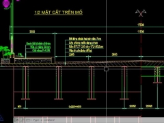 File bản vẽ cầu dầm thép cong l=42m – btc