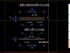 File bản vẽ tấm đan bản mặt cầu dầm i