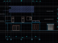 File CAD bản vẽ Biệt Thự 2 tầng 13.8x21.1m có hồ bơi (Full kiến trúc, kết cấu, Điện)