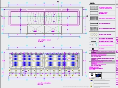 File CAD bản vẽ chi tiết bể bơi 6x33.8m và WC tầng 5 công trình trường học