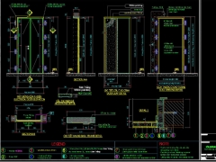 File cad bản vẽ chi tiết cấu tạo cửa chung cư cao cấp