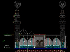 File CAD bản vẽ chi tiết Kiến trúc lâu đài đền chùa Thái Lan
