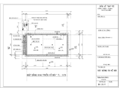 File Cad bản vẽ hồ bơi 5x10m. Hồ Bơi Vô Cực, 04 cạnh tràn. Full KT & KC.