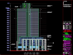 File CAD Bản vẽ thiết kế tòa nhà Petrovietnam Tower - Trung tâm thương mại dầu khí Hà Nội 19 tầng